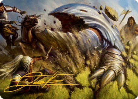 Bulette Art Card (Gold-Stamped Signature) [Dungeons & Dragons: Adventures in the Forgotten Realms Art Series] | Odin's Place