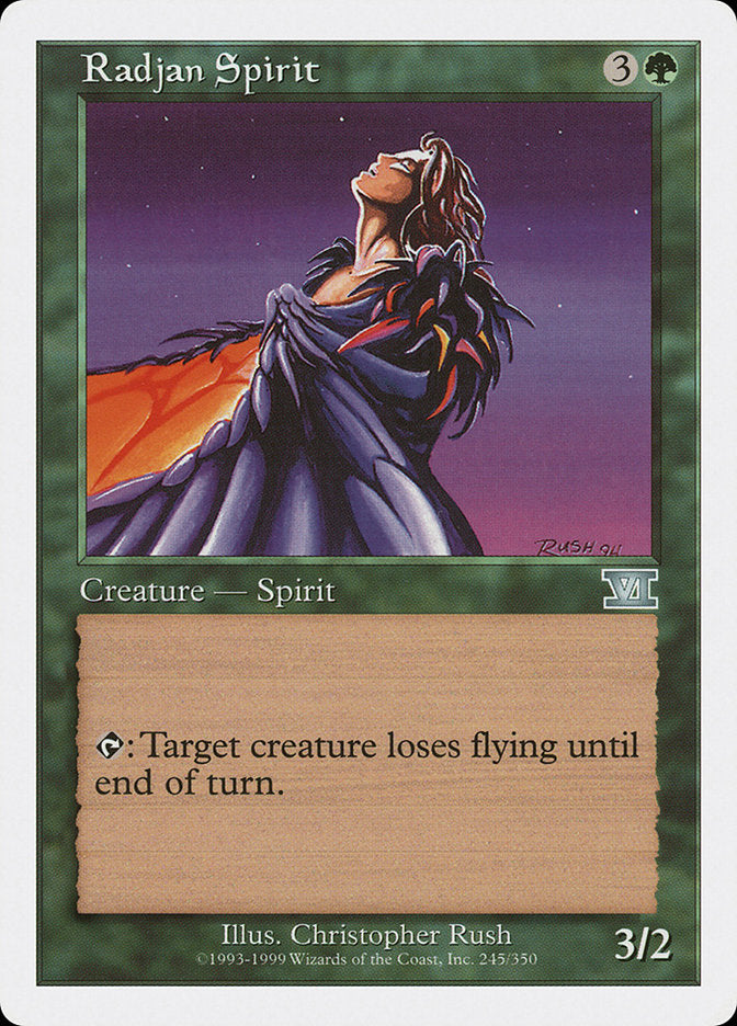 Radjan Spirit (245) [Classic Sixth Edition] | Odin's Place