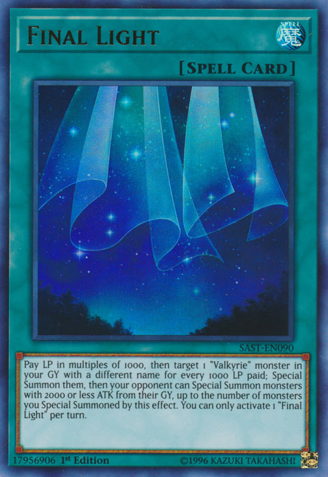 Final Light [SAST-EN090] Ultra Rare | Odin's Place