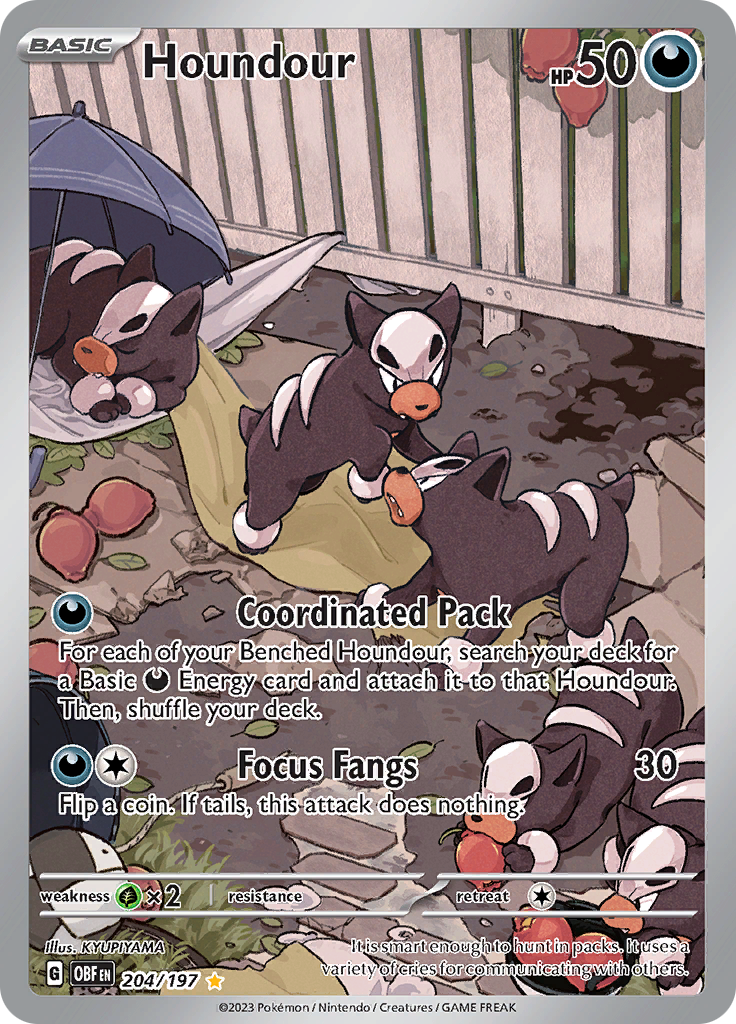 Houndour (204/197) [Scarlet & Violet: Obsidian Flames] | Odin's Place