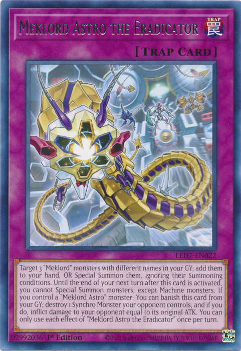 Meklord Astro the Eradicator [LED7-EN022] Rare | Odin's Place