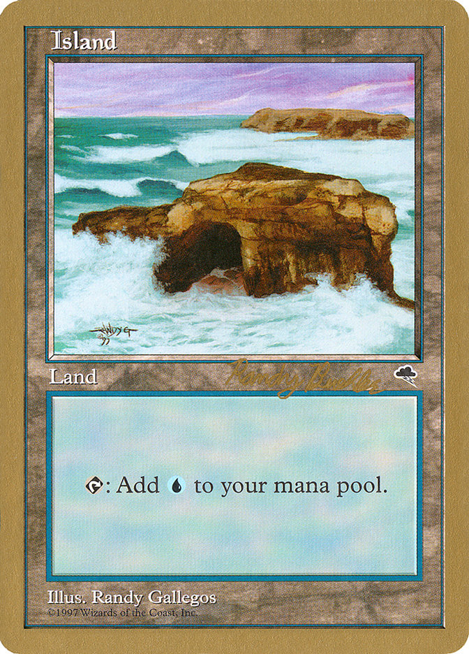 Island (rb336) (Randy Buehler) [World Championship Decks 1998] | Odin's Place