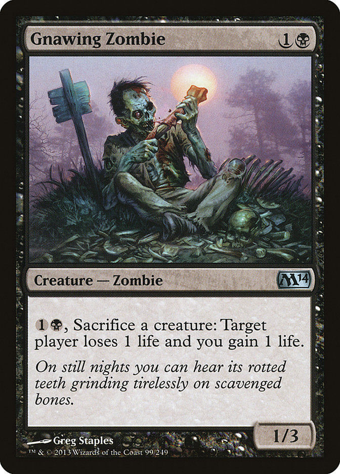 Gnawing Zombie (99) [Magic 2014] | Odin's Place
