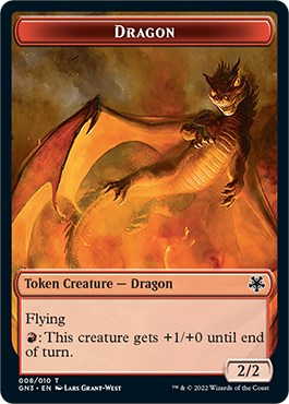 Dragon // Elf Warrior Double-Sided Token [Game Night: Free-for-All Tokens] | Odin's Place
