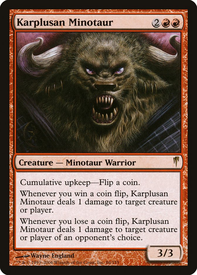 Karplusan Minotaur (86) [Coldsnap] | Odin's Place