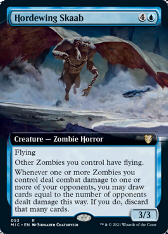 Hordewing Skaab (Extended Art) [Innistrad: Midnight Hunt Commander] | Odin's Place