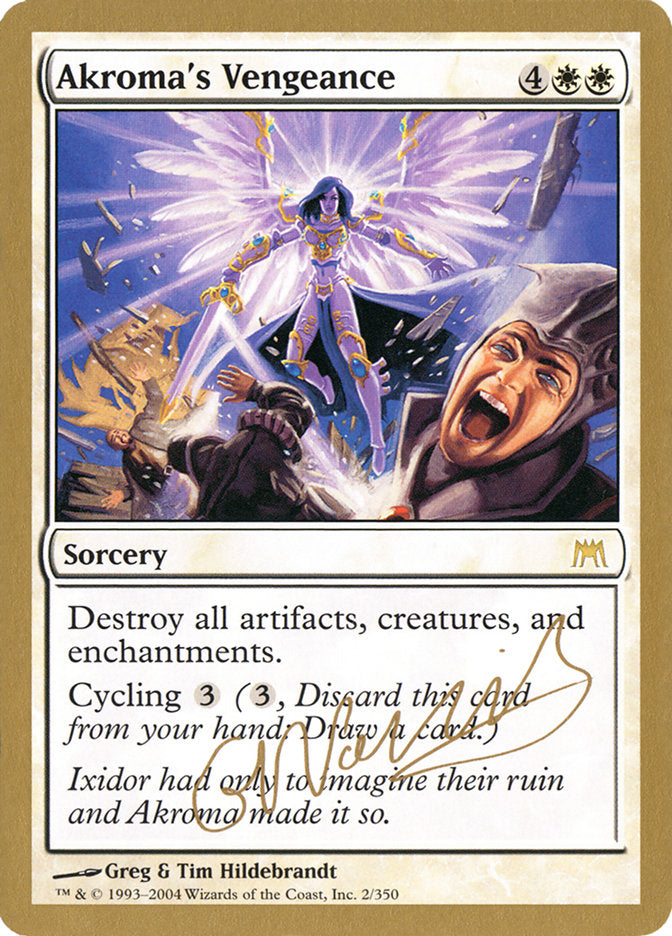 Akroma's Vengeance (Gabriel Nassif) [World Championship Decks 2004] | Odin's Place