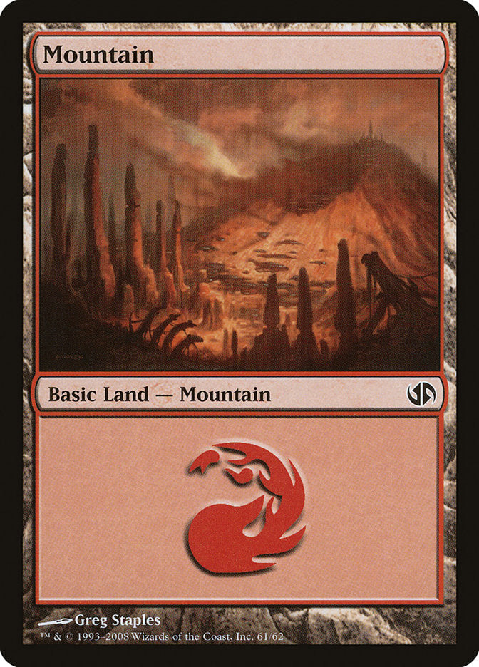 Mountain (61) [Duel Decks: Jace vs. Chandra] | Odin's Place