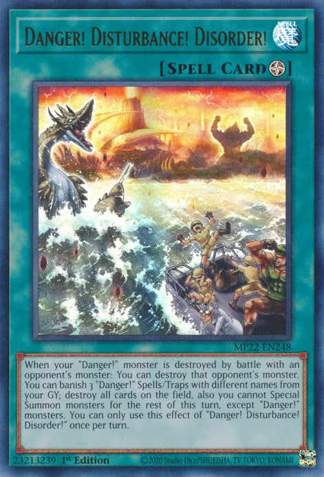 Danger! Disturbance! Disorder! [MP22-EN248] Ultra Rare | Odin's Place