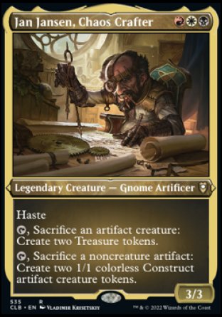 Jan Jansen, Chaos Crafter (Foil Etched) [Commander Legends: Battle for Baldur's Gate] | Odin's Place