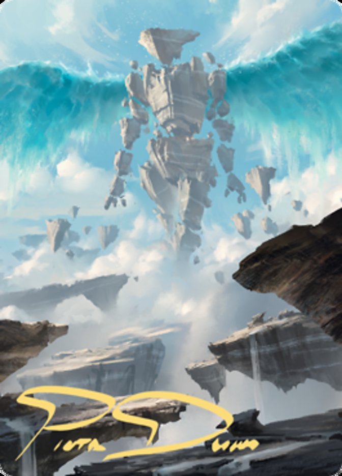 Celestial Colonnade Art Card (Gold-Stamped Signature) [Zendikar Rising Art Series] | Odin's Place