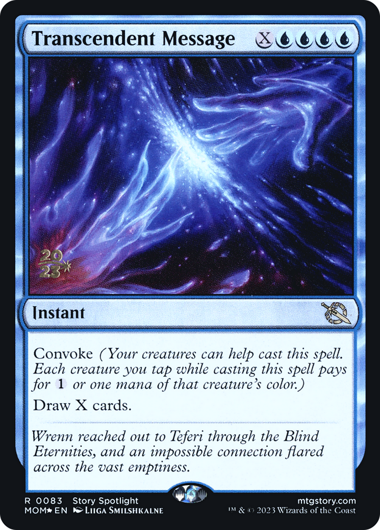 Transcendent Message [March of the Machine Prerelease Promos] | Odin's Place
