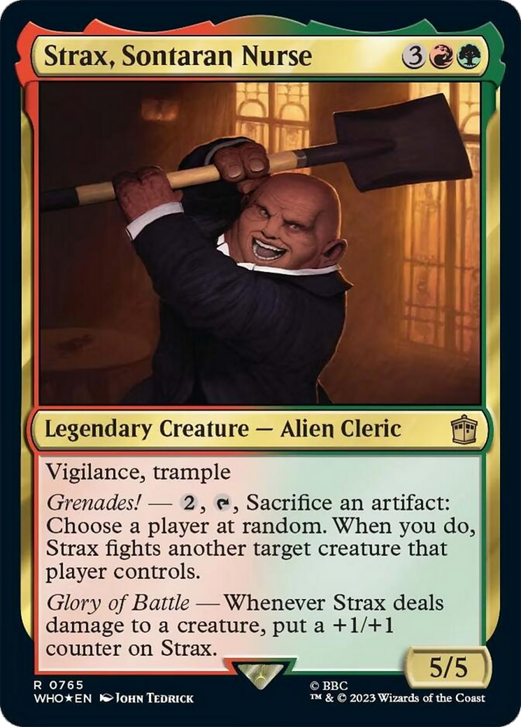 Strax, Sontaran Nurse (Surge Foil) [Doctor Who] | Odin's Place