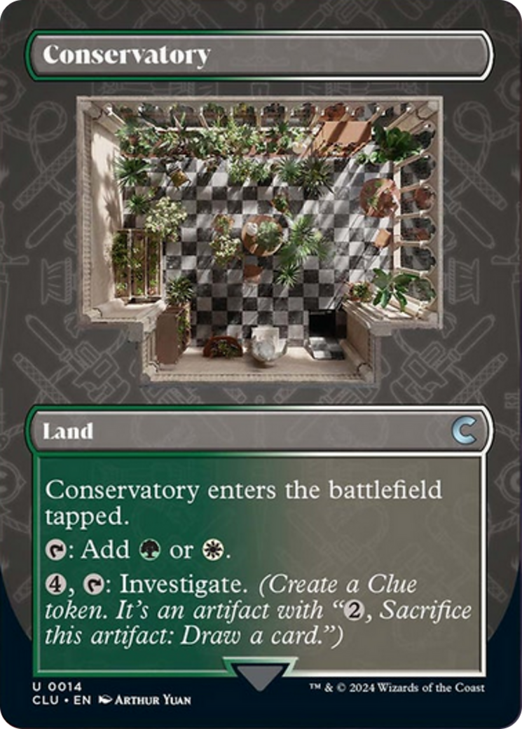 Conservatory (Borderless) [Ravnica: Clue Edition] | Odin's Place