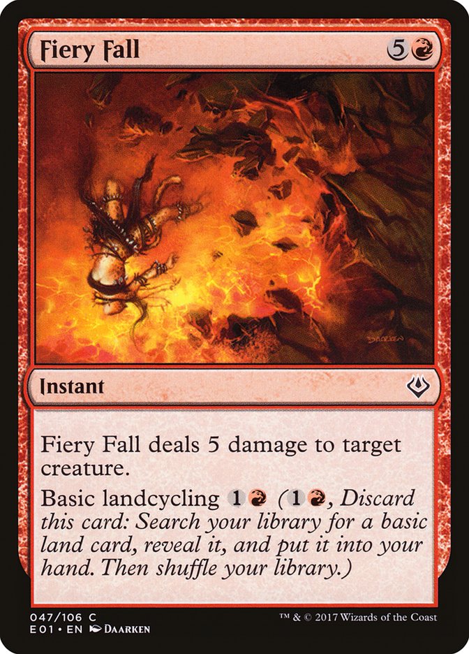Fiery Fall (47) [Archenemy: Nicol Bolas] | Odin's Place