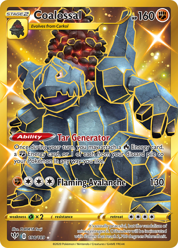 Coalossal (198/189) [Sword & Shield: Darkness Ablaze] | Odin's Place