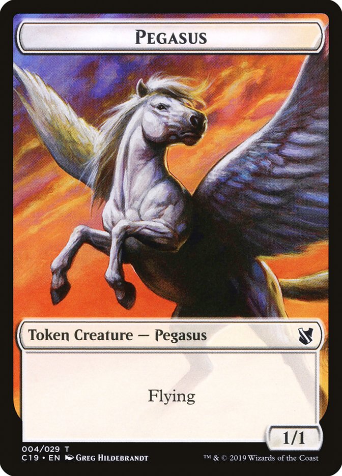 Pegasus Token [Commander 2019 Tokens] | Odin's Place