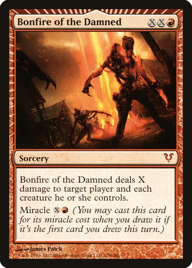 Bonfire of the Damned (129) [Avacyn Restored] | Odin's Place