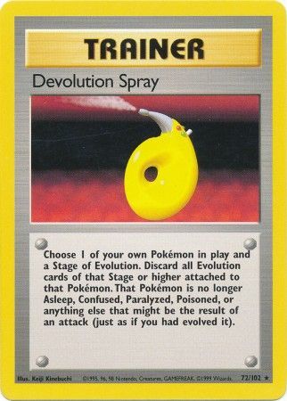 Devolution Spray (72/102) [Base Set Unlimited] | Odin's Place