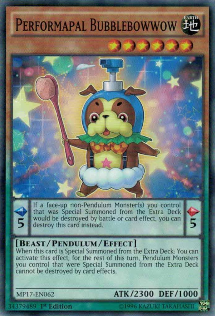 Performapal Bubblebowwow [MP17-EN062] Common | Odin's Place