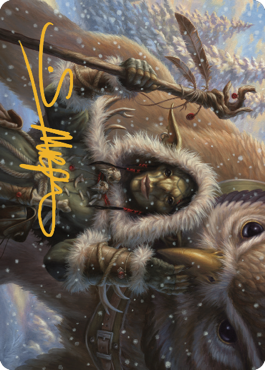 Owlbear Shepherd Art Card (Gold-Stamped Signature) [Commander Legends: Battle for Baldur's Gate Art Series] | Odin's Place