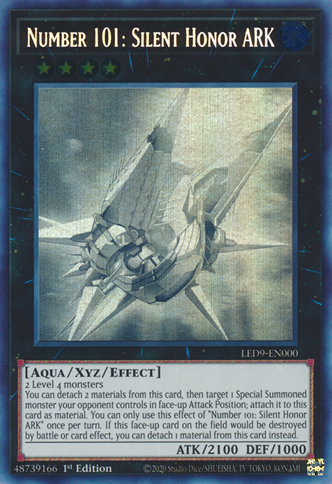 Number 101: Silent Honor ARK [LED9-EN000] Ghost Rare | Odin's Place