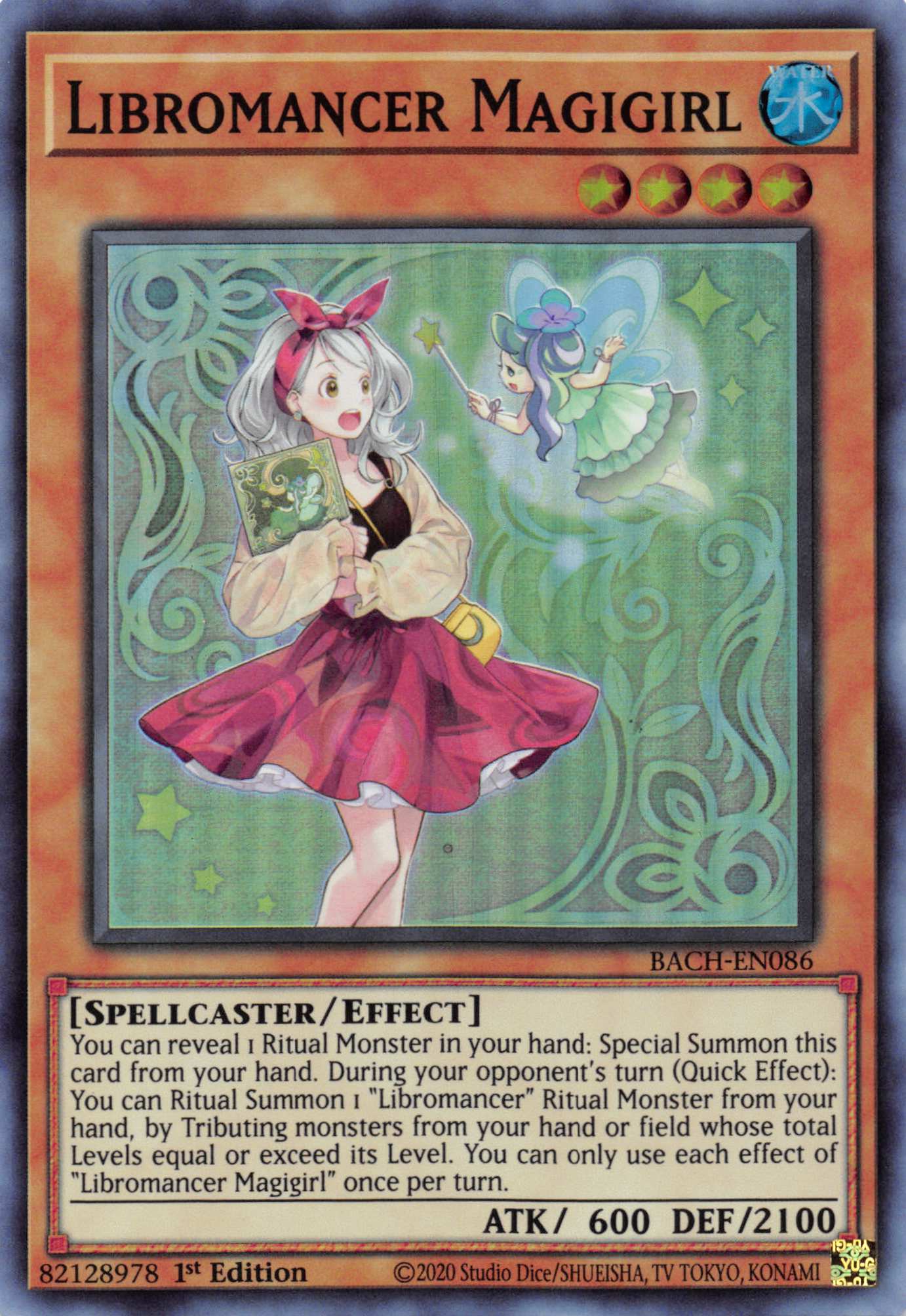 Libromancer Magigirl [BACH-EN086] Super Rare | Odin's Place