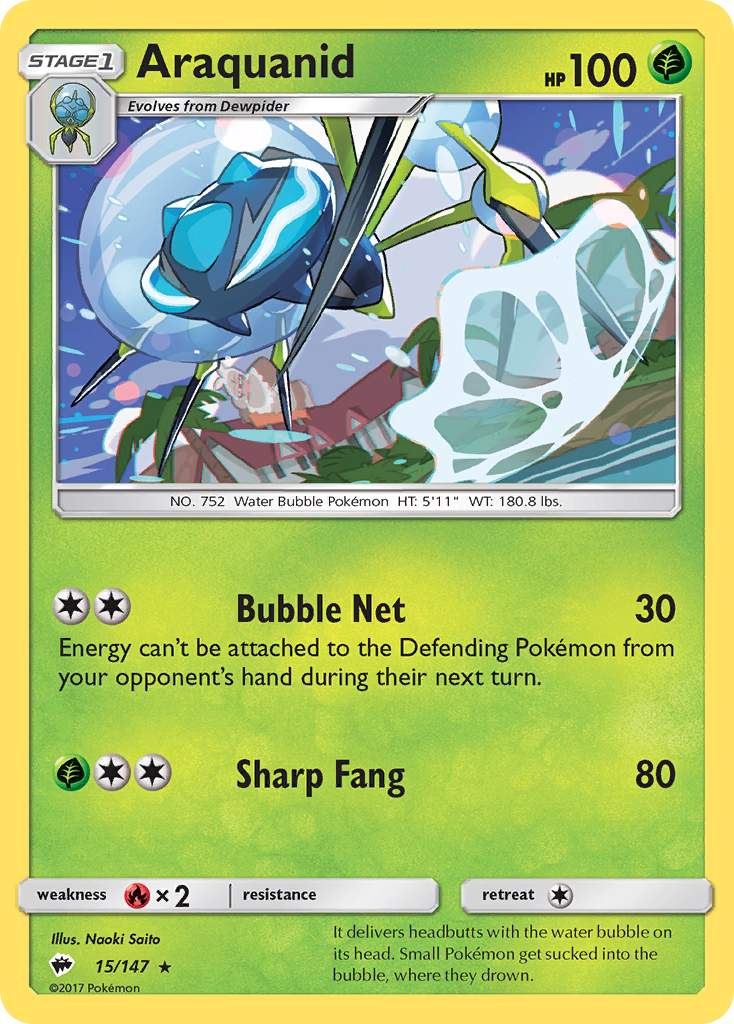 Araquanid (15/147) [Sun & Moon: Burning Shadows] | Odin's Place
