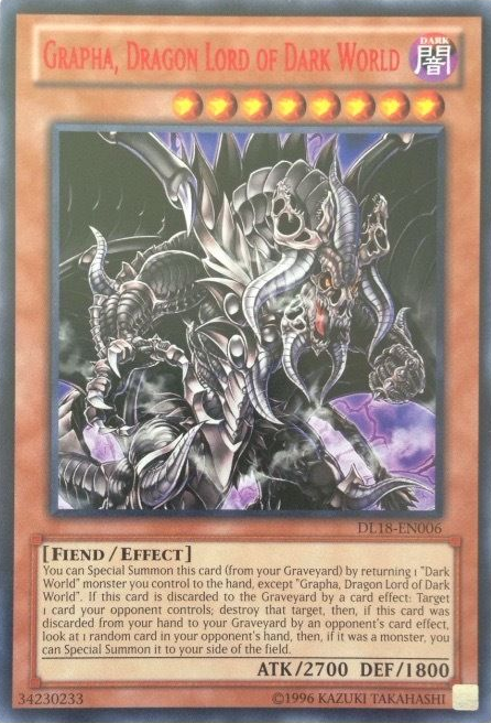 Grapha, Dragon Lord of Dark World (Red) [DL18-EN006] Rare | Odin's Place