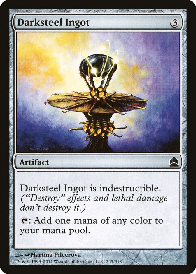 Darksteel Ingot (245) [Commander 2011] | Odin's Place