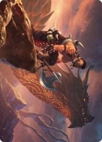 Dragonkin Berserker Art Card [Kaldheim Art Series] | Odin's Place