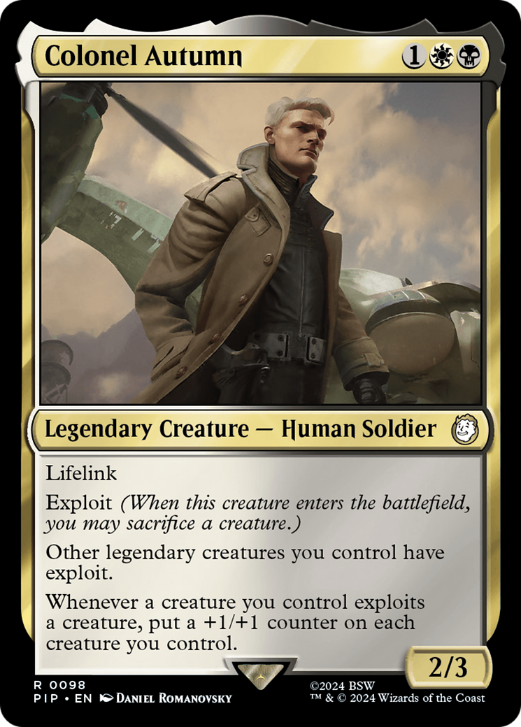 Colonel Autumn [Fallout] | Odin's Place