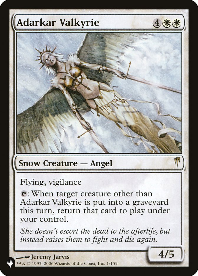Adarkar Valkyrie [The List] | Odin's Place