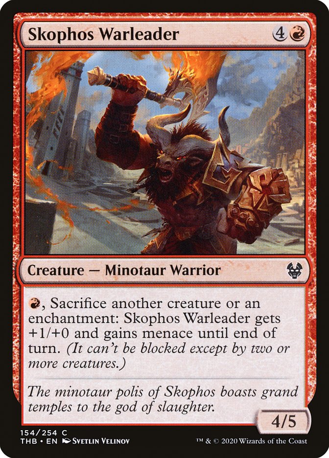 Skophos Warleader [Theros Beyond Death] | Odin's Place