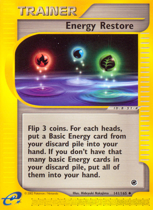 Energy Restore (141/165) [Expedition: Base Set] | Odin's Place
