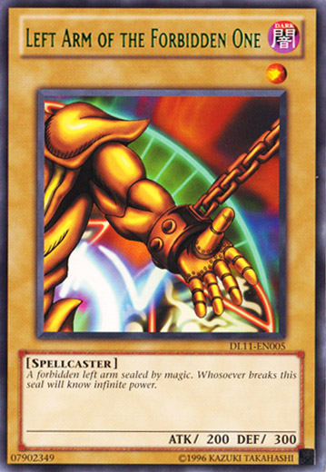 Left Arm of the Forbidden One (Green) [DL11-EN005] Rare | Odin's Place