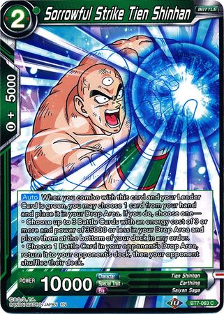 Sorrowful Strike Tien Shinhan (BT7-063) [Assault of the Saiyans] | Odin's Place