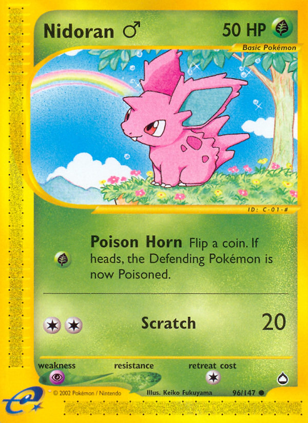 Nidoran (96/147) (Male) [Aquapolis] | Odin's Place
