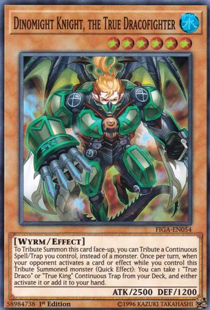 Dinomight Knight, the True Dracofighter [FIGA-EN054] Super Rare | Odin's Place