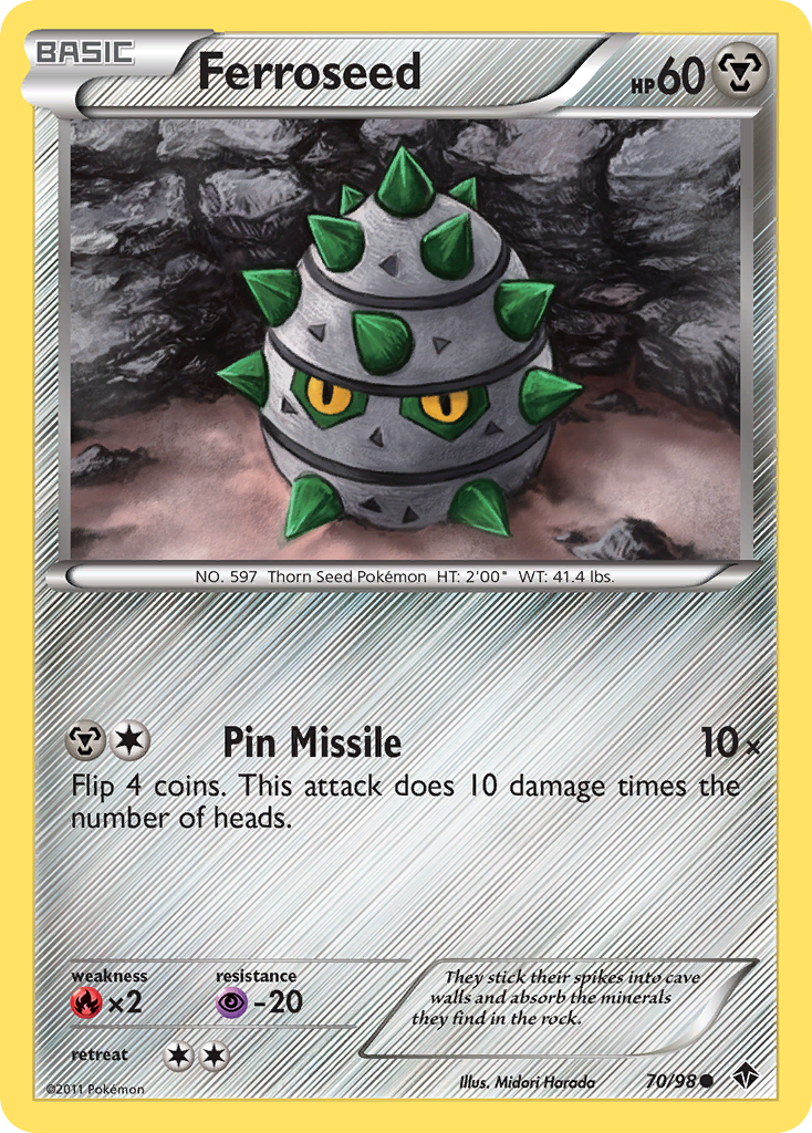 Ferroseed (70/98) [Black & White: Emerging Powers] | Odin's Place