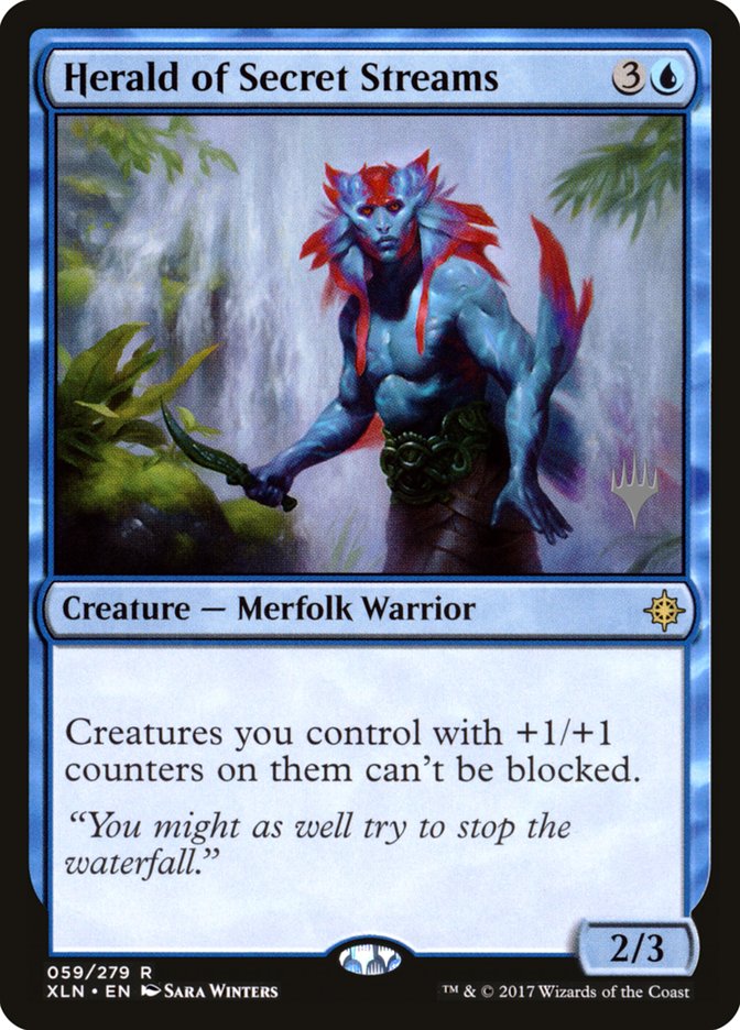 Herald of Secret Streams (Promo Pack) [Ixalan Promos] | Odin's Place
