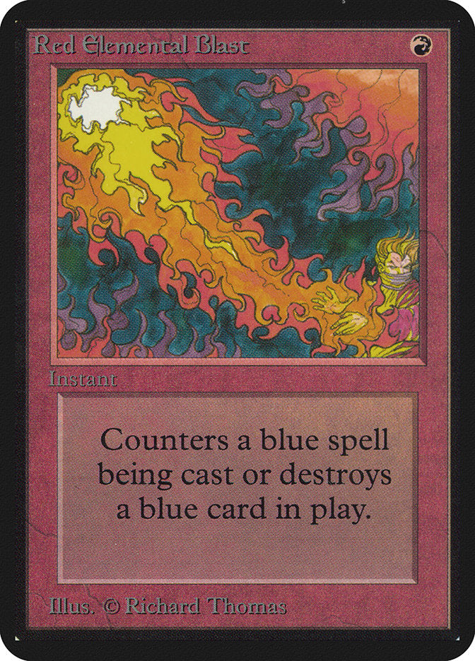 Red Elemental Blast (169) [Alpha Edition] | Odin's Place