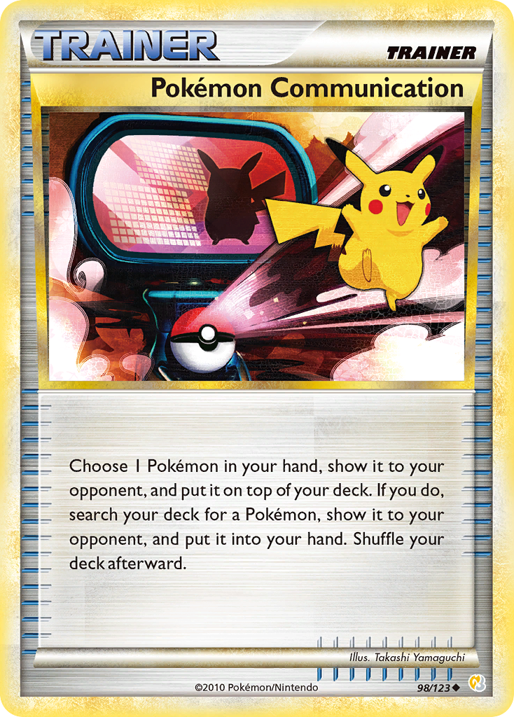 Pokemon Communication (98/123) [HeartGold & SoulSilver: Base Set] | Odin's Place