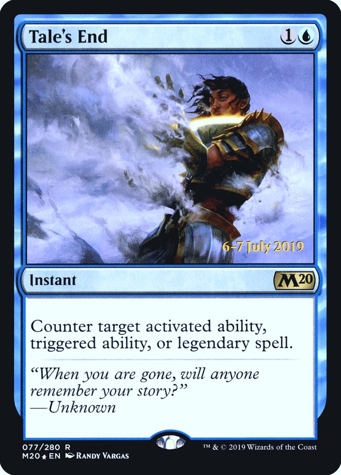 Tale's End [Core Set 2020 Prerelease Promos] | Odin's Place