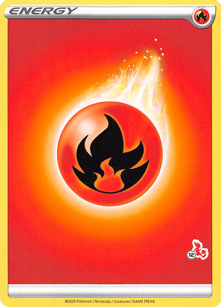 Fire Energy (Cinderace Stamp #12) [Battle Academy 2022] | Odin's Place