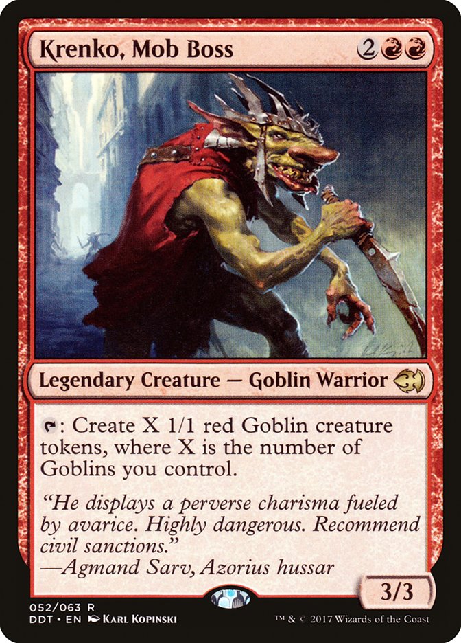 Krenko, Mob Boss (52) [Duel Decks: Merfolk vs. Goblins] | Odin's Place