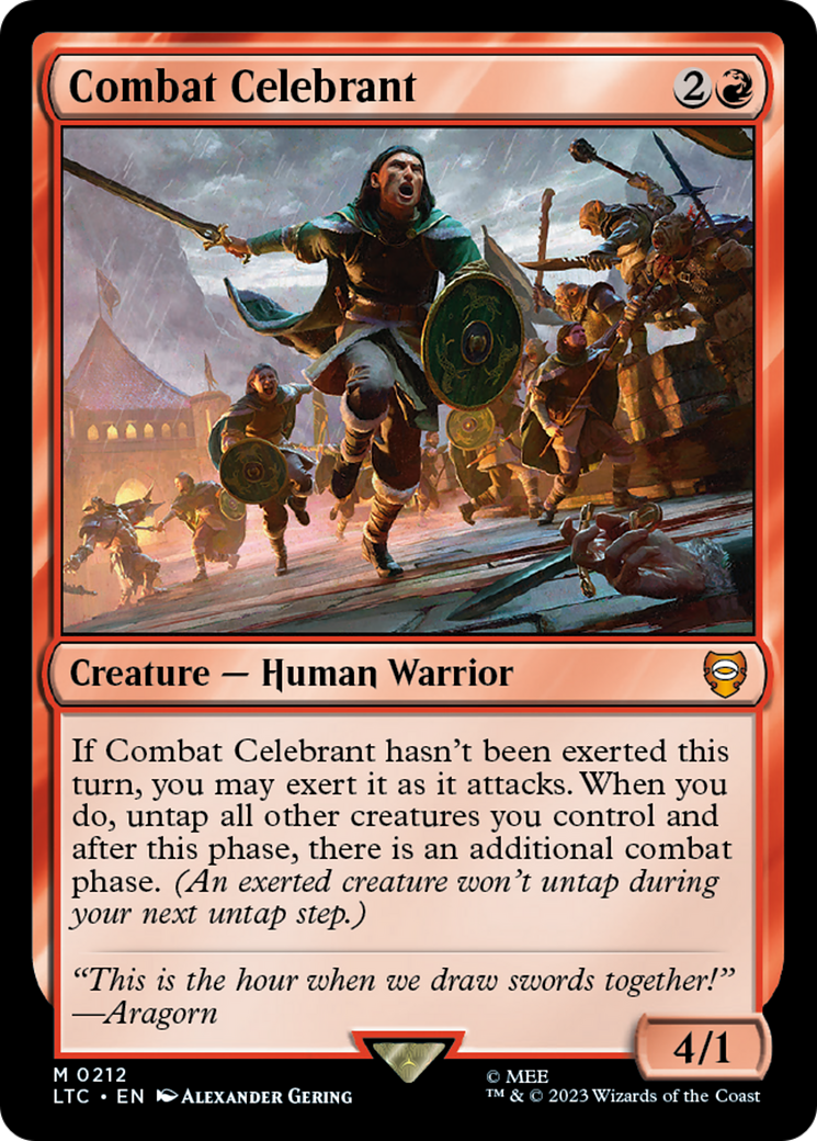Combat Celebrant [The Lord of the Rings: Tales of Middle-Earth Commander] | Odin's Place