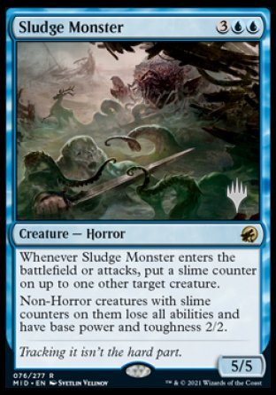 Sludge Monster (Promo Pack) [Innistrad: Midnight Hunt Promos] | Odin's Place