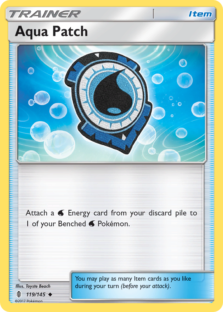 Aqua Patch (119/145) [Sun & Moon: Guardians Rising] | Odin's Place