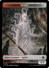 Vampire // Spirit Double-Sided Token [The Lost Caverns of Ixalan Tokens] | Odin's Place
